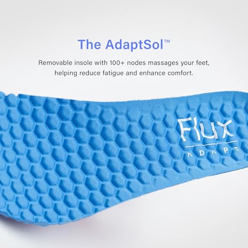 Flux Footwear Adapt Graphene RR Road Running Shoes Wide Toe Box Zero Drop - Women 9 Wide / Men 7.5 Wide - Shadow Black
