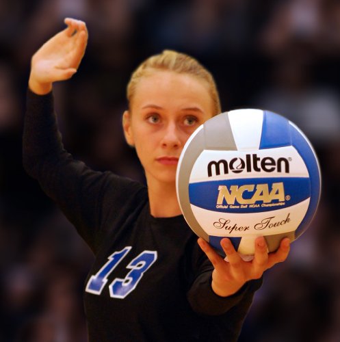 Molten Super Touch IV58L NCAA Official Indoor Volleyball - Premium Leather