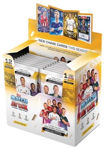Match Attax 2025/26 Full Box Card Collection with 32 Packets and Special Inserts