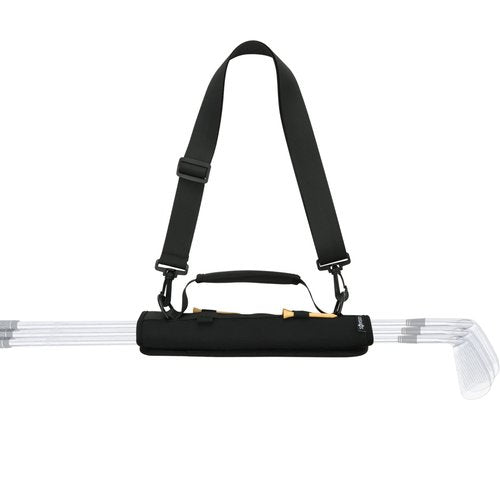Cosmos Mini Golf Club Bag Portable Golf Club Carrier Sling Strap & Holder Sleeve for Course Training Practice Driving Range Carrier Gift Accessories for Men Women Golfer