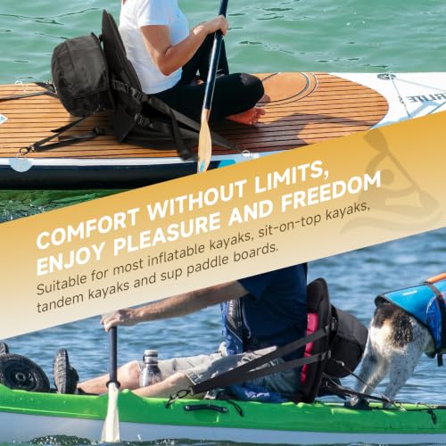 Trymaker Kayak Seat with Back Support, Thick Paddle Board Seat Cushion