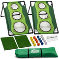VULCANO SPORTS Classic Golf Cornhole Game Set – Indoor & Outdoor Golf Gift for Men