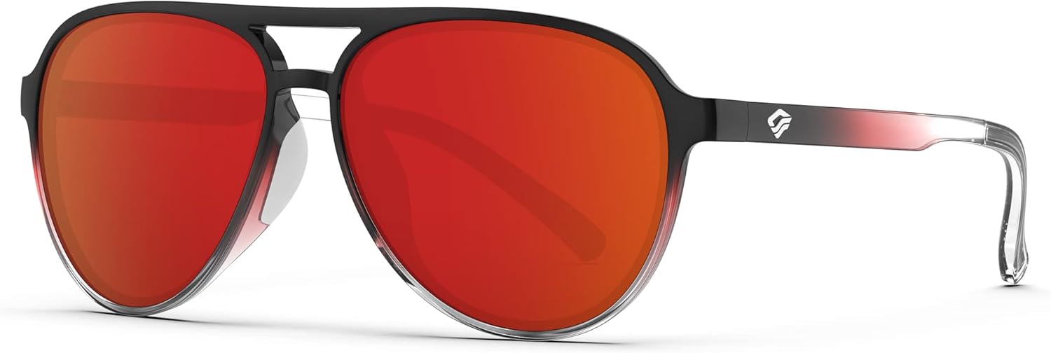 Skiennix Aviator Sunglasses - Polarized Sports Glasses for Men & Women | Ideal for Fishing, Boating, Golf