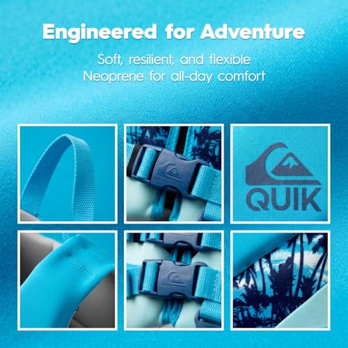 Kids Blue Life Jacket for 33-55 lbs - USCG & Transport Canada Approved, Safety Strap, UV Resistant, Toddler Boating Vest