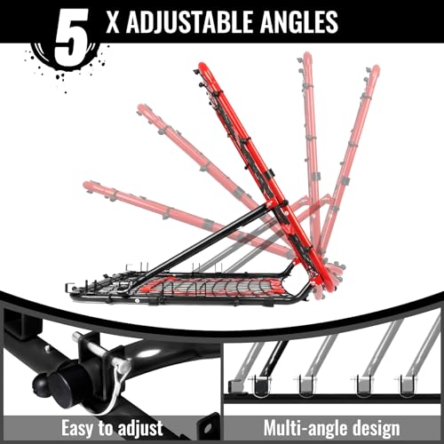 Multi-Sport Rebounder Net - Baseball, Softball, Soccer Practice with Red & Black Frame