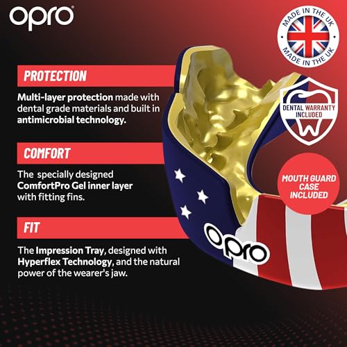 Adult Custom Fit Mouth Guard - Usa / Impact-Resistant, Dentist-Level Protection