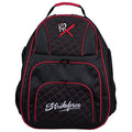 KR Strikeforce Royal Flush Deuce 2-Ball Bowling Backpack Black/Red Holds 2 Balls Shoes Accessories