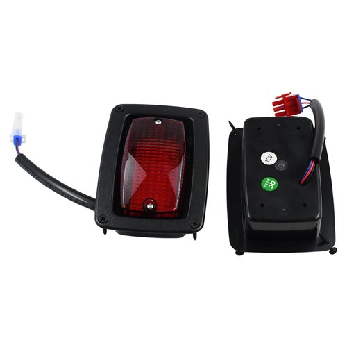 Congparts 1017035 Golf Carts LED Rear Taillights Kit 12V Compatible with Club Car DS 1982-UP Golf Cart Compatible with Yamaha G14 G16 G19 G22 Golf Cart 3 Wire Wiring Plug Led Tail Lights