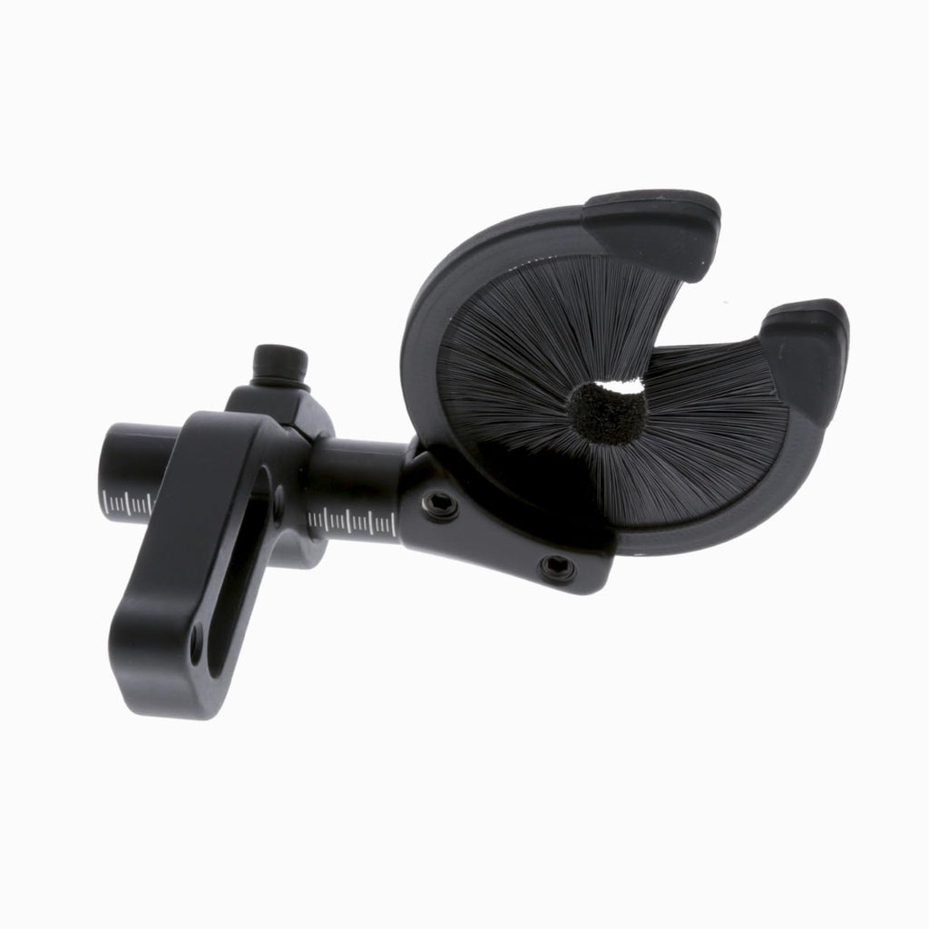 TRUGLO EZ-Rest Capture-Style Contained-Brush Left-Hand Convertible Ultra-Lighweight Quiet Tough All-Weather Black Archery Arrow Rest