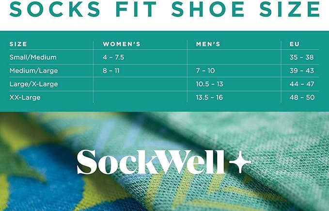 Sockwell Men's Elevation Firm Graduated Compression Sock, Ash - L/XL