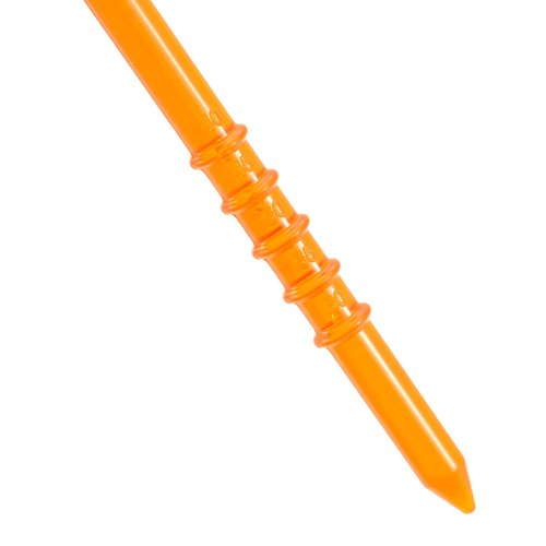 MUXSAM 40Pcs Golf Tees 3 1/4 Inch(83mm), Plastic Golf Tees 4 Prongs Stability Tees, Unbreakable Long Golf Tees with Tick Marks, Durable Stable Golf Tees for Practice Golf Lover, Orange