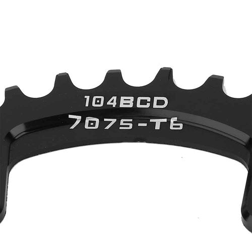 Narrow Wide Chainring, Prevents Chain Drop Single Chain Ring 40T BCD 104mm for Mountain Biking Road Cycling Gravel Commuting
