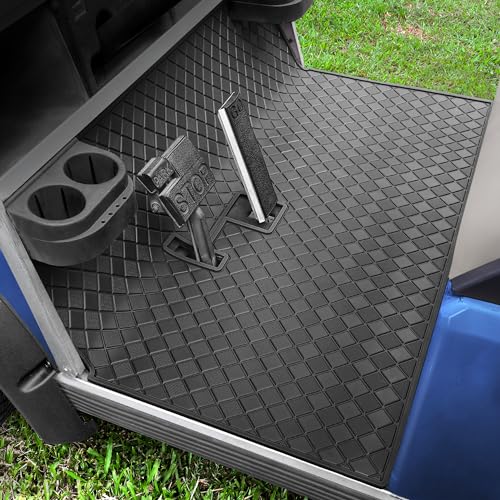 Golf Cart Floor Mat Black Trim Fit Club Car DS 1982-2013 Villager 1982-2018