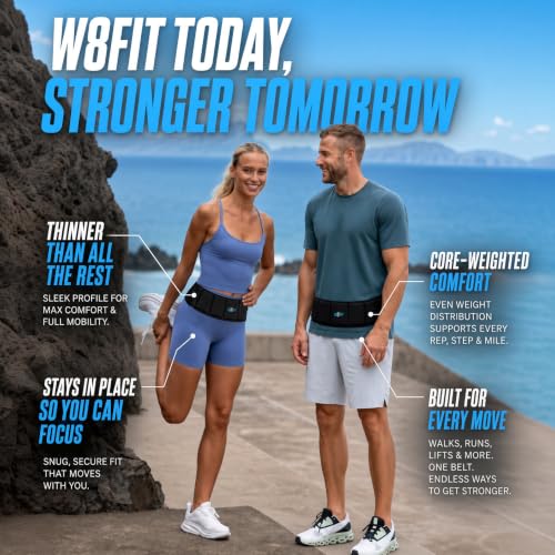 Adjustable Weighted Belt for Walking & Training - Small 7 LB, Women & Men
