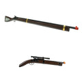 PARRIS CLASSIC QUALITY TOYS EST. 1936 Kentucky Rifle and Pistol Bundle - Real Wood & Steel Construction, Real Wood Stock, Pre-1898 Design