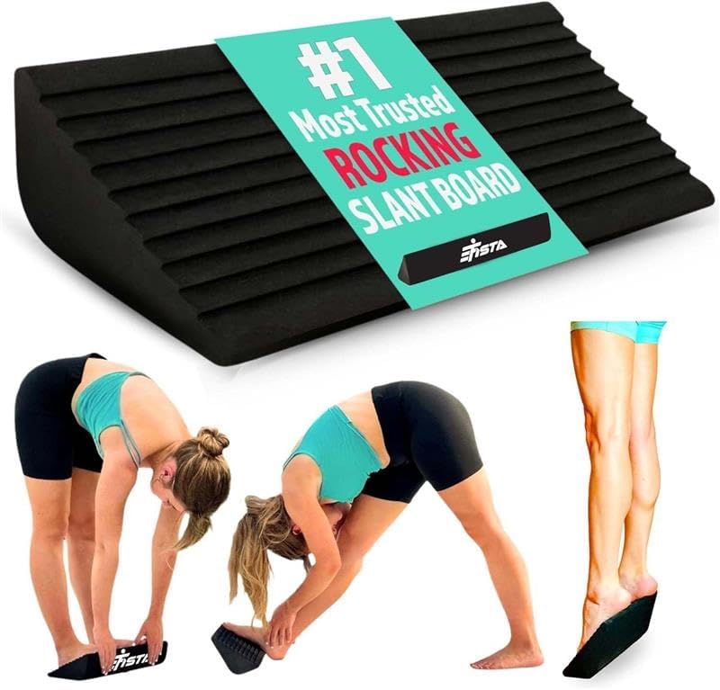 Skiennix Slant Board for Calf Stretching - Balance Board for Plantar Fasciitis & Achilles Tendonitis Relief