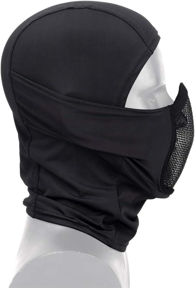 Skiennix Tactical Full Face Mask - Protective Balaclava for Motorcycle & Airsoft | Metal Mesh Design
