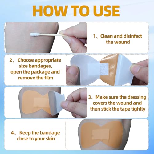 800 Pack Assorted Waterproof Adhesive Bandages - Breathable First Aid Supplies, 10 Styles, Bulk First Aid Kit Refill