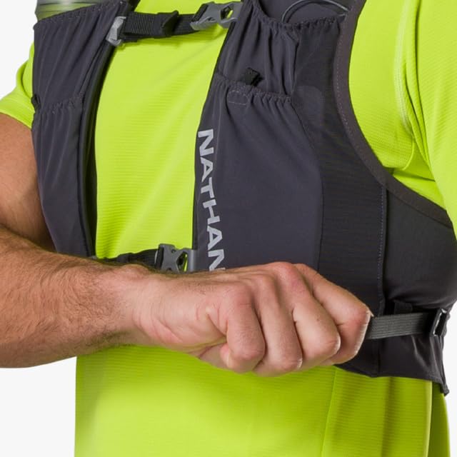 Nathan Pinnacle FeatherLite 1.5L Hydration Vest XX-Small Charcoal Reflective