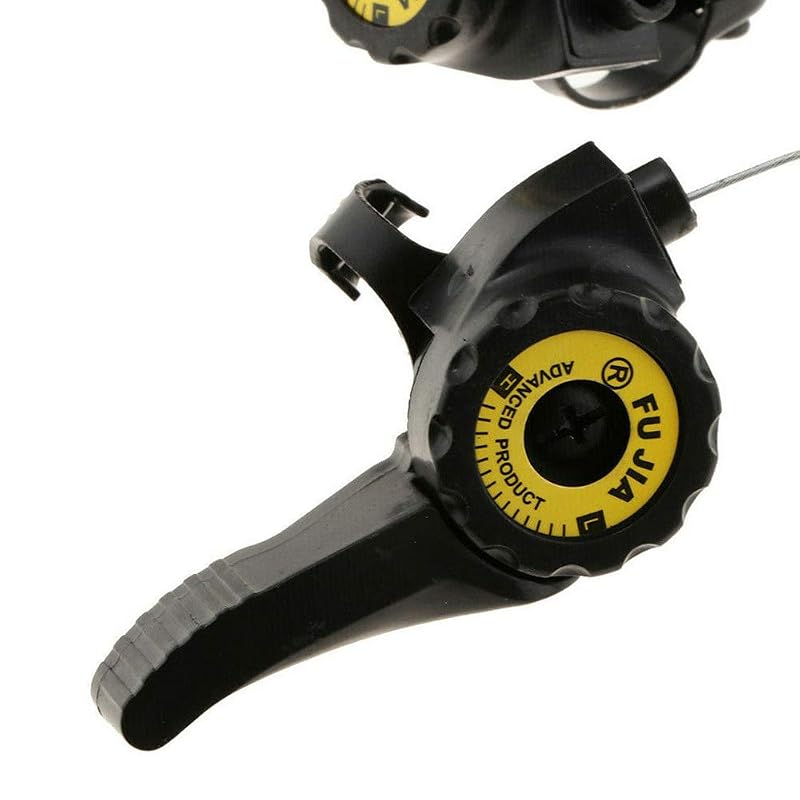 Bicycle Thumb Shifter Levers 15/18/21 Speed Universal Handlebar Pair
