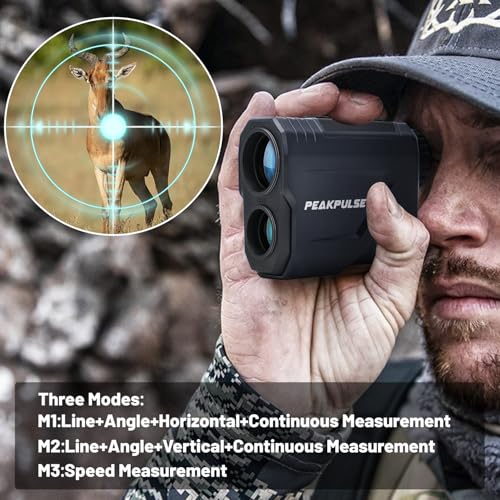 Long Distance Hunting Range Finder 1700 Yards 7X Zoom Angle Compensation