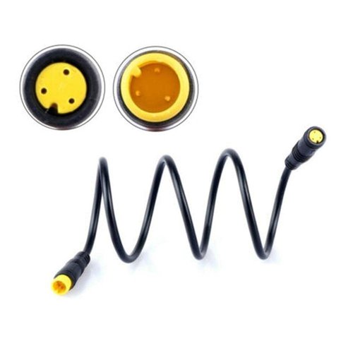 Electric Bike Extension Cable,3 Pin Male to Female Waterproof Motor Convert Extension Cable for Bafang Electric Bicycle Extension Cord Cable (Male to female)