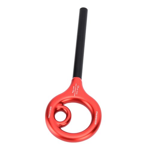 FILFEEL Figure, 9 Shape Upgrade 8 Descender Climbing Gear Downhill Equipment Easy Rigging Plate Aluminum Alloy Rigging Plate for Rock Climbing Belaying and Rappeling