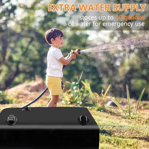 Portable Water Storage Bladder Tank for Camping Emergency Use 1000d PVC