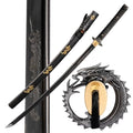 Anatak Black Dragon Handmade Japanese Katana Sword 1060 High Carbon Steel 40.5 Inch