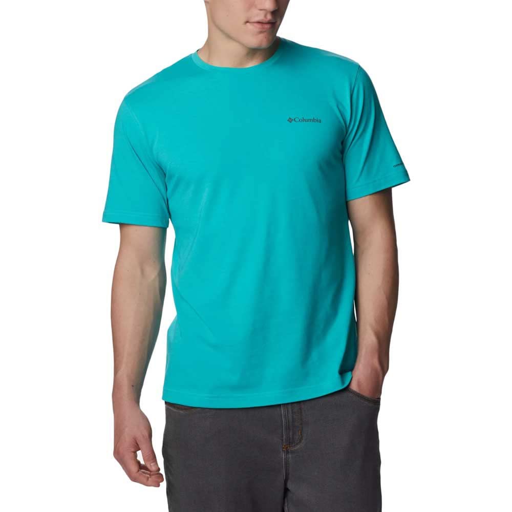 Columbia Men's Thistletown Hills Short Sleeve, Bright Aqua, 1X Big