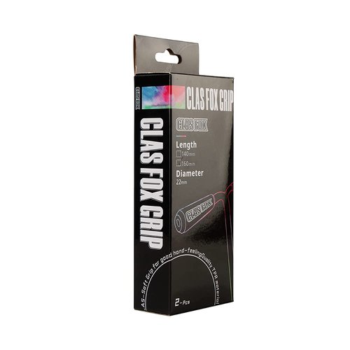 CLAS FOX Pro Scooter Grips 160mm*22mm Stunt Scooter Hardware (Red- Black)