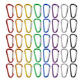 40 Pcs Aluminum Alloy D Shape Snap Hooks for Outdoor & Indoor Use