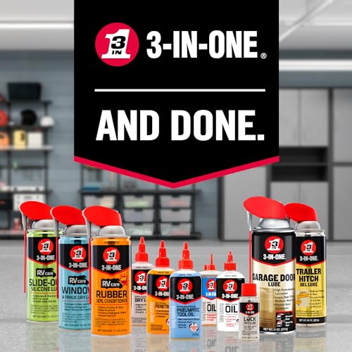 3-IN-ONE Lock Dry Lube Spray 2.5 OZ - 12-Pack for Locks & Keys