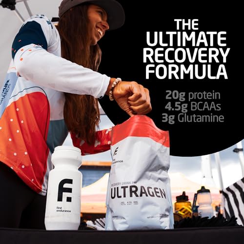 First Endurance Ultragen Workout Recovery Drink Powder Tropical Punch 15 Servings