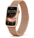 MorePro Milanese Gold Fitness Tracker with Heart Rate & Activity Monitoring