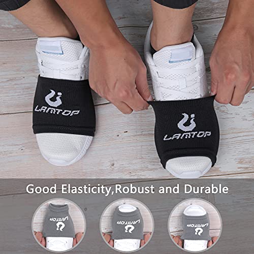 4 Pairs Dance Shoe Socks Over Sneakers Wide Fit - Black (One Size Men Women)