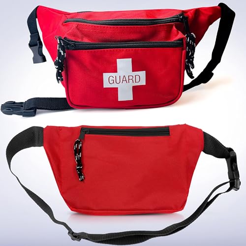 First Aid Waist Pack - Compact Emergency Fanny Pack with Multiple Pockets