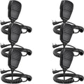 2 Pin K Type Shoulder Speaker Microphone 6 Pack for Radio Communication