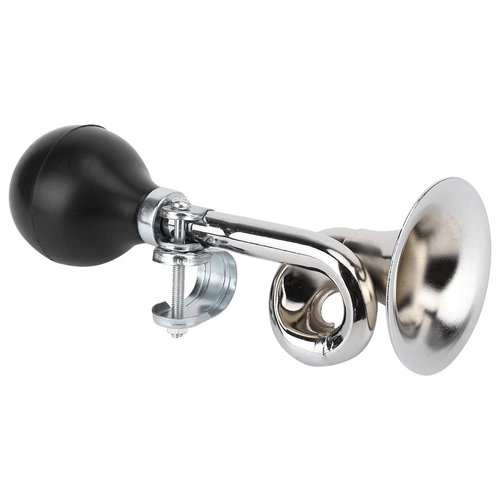 Bike Horn, Super Loud Classic Bugle Horn Alloy Retro Clown Horn for All Bicycle Handle Bar