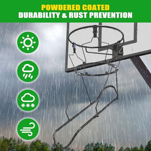 Black 360° Swivel Basketball Return Attachment with 3 Buckles - Basketball Rebounder