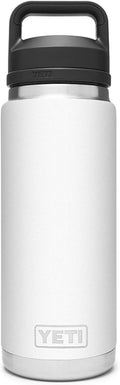YETI Rambler 26 oz Bottle - Vacuum Insulated Stainless Steel with Chug Cap | White Finish