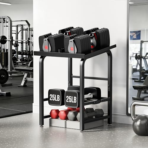 Heavy Duty Dumbbell Rack Stand for Adjustable Weights | Supports 500lbs