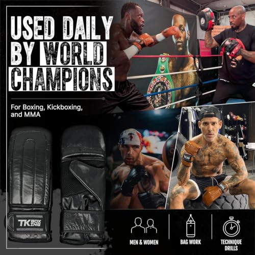 Black MMA Gloves for Boxing Kickboxing & Training - XL