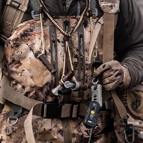 Hunting Lanyard for Calls and Dog Whistle - Paracord with 8 Loops