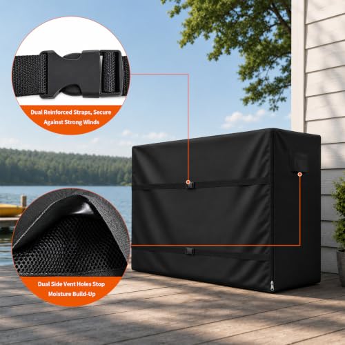 Kayak Rack Cover Waterproof 12ft for 2-4 Kayaks Canoes SUPs Surfboards