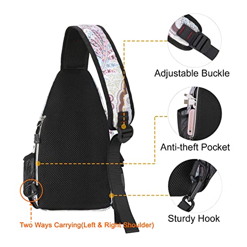 Mini Sling Backpack for Hiking Travel and Outdoor Activities