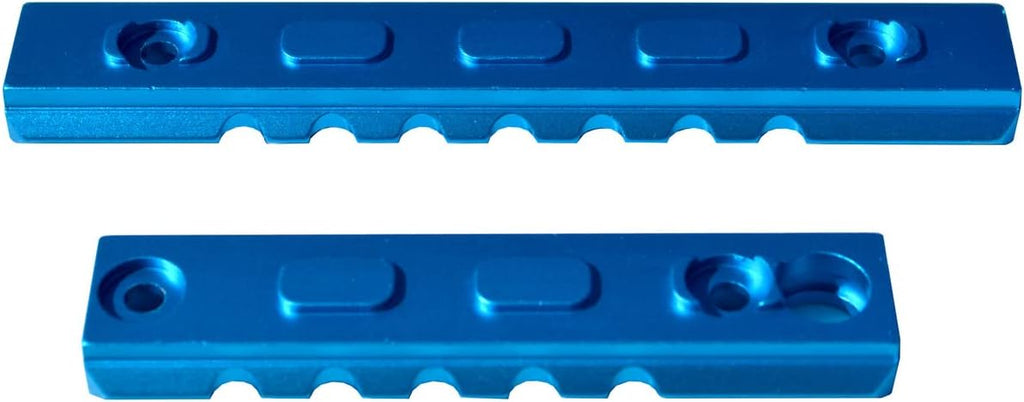 PRESMA Picatinny Rail Section Kit - M-LOK to Picatinny Adapter | 3-Piece Set in Blue