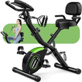 JELENS Black 5-in-1 Folding Exercise Bike with 16-Level Magnetic Resistance