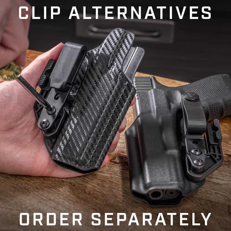 Tulster Oath IWB Kydex Holster for H&K VP9CC - Carbon Fiber Black, Optic Compatible, Concealed Carry