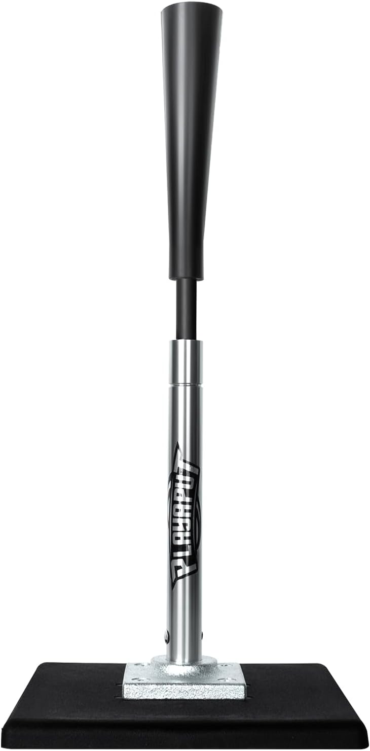PLAYAPUT Baseball Batting Tee - Height Adjustable 20-27 Inch for Kids & Youth | Durable Rubber Top & Heavy-Duty Base
